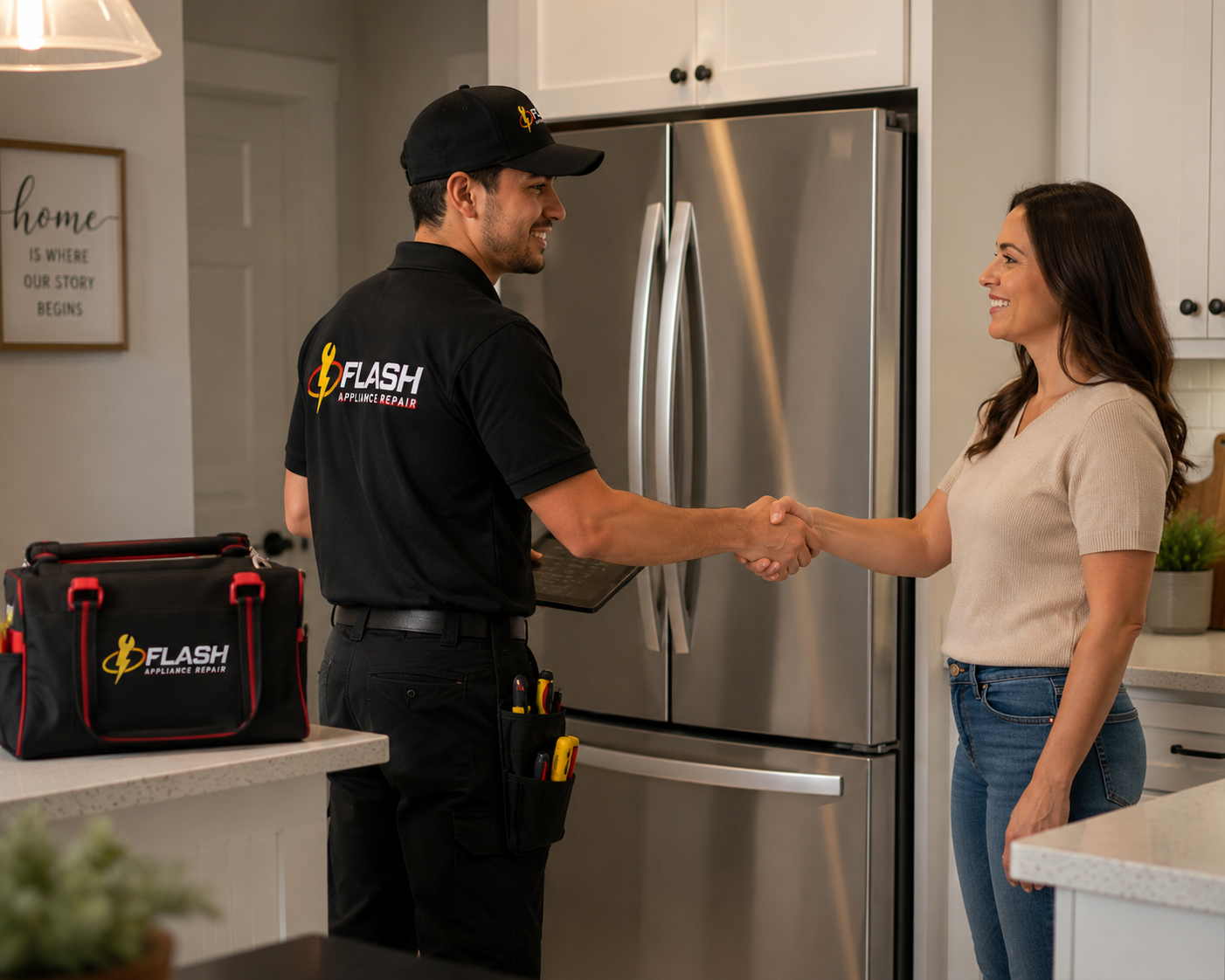 Flash Appliance Repair certified technician